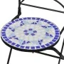 Mesa y sillas de bistró 3 piezas mosaico cerámica azul y blanco von , Gartensets - Ref: Foro24-279413, Preis: 259,61 €, Rabat...
