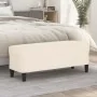 Banco de terciopelo color crema 100x35x41 cm | Foro24.es | Tu tienda online para hogar, jardín y más Foro24.es