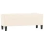 Banco de terciopelo color crema 100x35x41 cm | Foro24.es | Tu tienda online para hogar, jardín y más Foro24.es