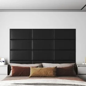 Paneles de pared 12 uds cuero sintético negro 60x30 cm 2,16 m² von , Wandverkleidung - Ref: Foro24-343855, Preis: 68,78 €, Ra...