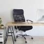 HI Silla de oficina acero negra by , Office chairs - Ref: Foro24-423978, Price: 115,20 €, Discount: -5%%