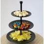 Excellent Houseware Bandeja para servir de 3 niveles negro mate 36,5cm de , Bandejas - Ref: Foro24-442502, Precio: 19,11 €, D...