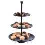 Excellent Houseware Bandeja para servir de 3 niveles negro mate 36,5cm de , Bandejas - Ref: Foro24-442502, Precio: 19,11 €, D...