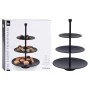 Excellent Houseware Bandeja para servir de 3 niveles negro mate 36,5cm de , Bandejas - Ref: Foro24-442502, Precio: 19,11 €, D...