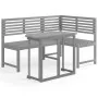 Muebles de bistró para jardín 2 pzas madera maciza acacia gris by , Garden sets - Ref: Foro24-3057865, Price: 348,65 €, Disco...