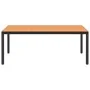 Juego de comedor de jardín 7 piezas negro y marrón von , Gartensets - Ref: Foro24-3060056, Preis: 645,01 €, Rabatt: -5%%