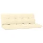 Banco de jardín y cojines crema madera de pino impregnada 179cm by , garden benches - Ref: Foro24-3065758, Price: 336,86 €, D...
