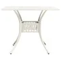 Mesa y sillas de bistró 3 piezas aluminio fundido blanco von , Gartensets - Ref: Foro24-3070579, Preis: 552,90 €, Rabatt: -5%%