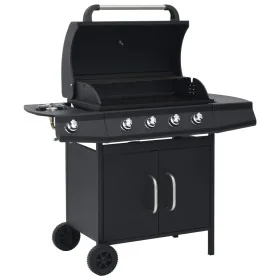 Barbacoa grill de gas 4+1 quemadores negro von , Grillen - Ref: Foro24-3072535, Preis: 425,54 €, Rabatt: -5%%
