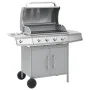 Barbacoa grill de gas 4+1 quemadores plateada von , Grillen - Ref: Foro24-3072537, Preis: 451,20 €, Rabatt: -5%%