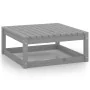 Juego de muebles de jardín 4 piezas gris madera maciza de pino de , Conjuntos de jardín - Ref: Foro24-3075326, Precio: 179,50...