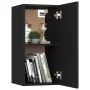 Set de muebles de salón TV 3 pzas madera de ingeniería negro by , TV Furniture - Ref: Foro24-3078762, Price: 87,59 €, Discoun...