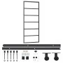 Puerta corredera con herrajes ESG vidrio y aluminio 76x205 cm von , Türen - Ref: Foro24-3081951, Preis: 192,39 €, Rabatt: -5%%