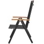 Sillas de jardín plegables 4 uds aluminio y textilene negro von , Gartenstühle - Ref: Foro24-41733, Preis: 290,52 €, Rabatt: ...