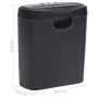 Trituradora de papel cortadas en tiras 6 hojas negro de , Trituradoras de papel - Ref: Foro24-51551, Precio: 56,34 €, Descuen...