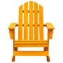 Silla mecedora de jardín Adirondack madera maciza abeto naranja by , Garden chairs - Ref: Foro24-315888, Price: 76,57 €, Disc...