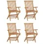 Set de comedor de jardín plegable 5 pzas madera maciza de teca de , Conjuntos de jardín - Ref: Foro24-3096574, Precio: 574,96...