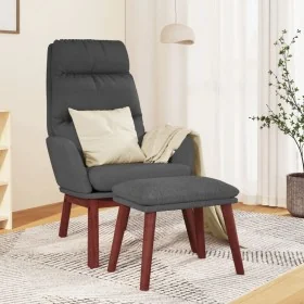 Sillón de relax con taburete tela gris oscuro von , Sessel - Ref: Foro24-3097564, Preis: 149,06 €, Rabatt: -5%%