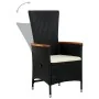 Juego de comedor de jardín 7 piezas con cojines negro von , Gartensets - Ref: Foro24-3099447, Preis: 1,00 €, Rabatt: -5%%