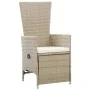 Juego de comedor de jardín 9 piezas con cojines beige by , Garden sets - Ref: Foro24-3099472, Price: 1,00 €, Discount: -5%%