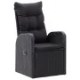 Juego de comedor de jardín 9 piezas con cojines negro by , Garden sets - Ref: Foro24-3099500, Price: 1,00 €, Discount: -5%%