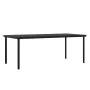 Juego de comedor de jardín 7 piezas con cojines negro von , Gartensets - Ref: Foro24-3099509, Preis: 813,88 €, Rabatt: -5%%