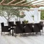 Juego de comedor de jardín 9 piezas negro | Foro24.es | Tu tienda online para hogar, jardín y más Foro24.es