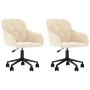 Sillas de comedor giratorias 2 uds terciopelo crema von , Essstühle - Ref: Foro24-3103430, Preis: 187,03 €, Rabatt: -5%%
