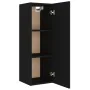 Set de muebles para TV 4 piezas madera contrachapada negro de , Muebles TV - Ref: Foro24-3114199, Precio: 172,76 €, Descuento...