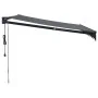 Toldo retráctil automático gris antracita 3,5x2,5 m by , Awnings - Ref: Foro24-3154512, Price: 273,70 €, Discount: -5%%