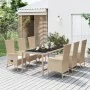 Set comedor de jardín 7 pzas con cojines ratán sintético beige by , Garden sets - Ref: Foro24-3157570, Price: 859,27 €, Disco...