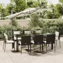 Set de comedor de jardín 9 pzas y cojines ratán sintético negro von , Gartensets - Ref: Foro24-3185112, Preis: 790,86 €, Raba...