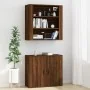 Aparador alto madera contrachapada marrón roble by , Sideboards - Ref: Foro24-3185366, Price: 145,48 €, Discount: -5%%