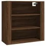 Aparador alto madera contrachapada marrón roble by , Sideboards - Ref: Foro24-3185366, Price: 145,48 €, Discount: -5%%