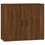 Aparadores 3 piezas madera contrachapada marrón roble by , Sideboards - Ref: Foro24-3185422, Price: 237,92 €, Discount: -5%%