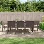 Juego comedor jardín 9 piezas y cojines ratán sintético y acero by , Garden sets - Ref: Foro24-3186966, Price: 564,17 €, Disc...