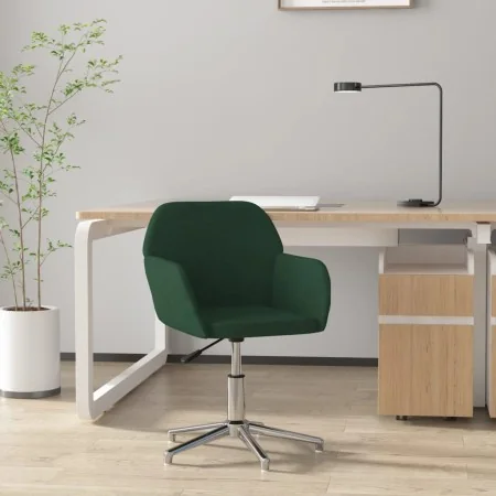 Silla de oficina giratoria de tela verde oscuro | Foro24.es | Tu tienda online para hogar, jardín y más Foro24.es