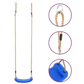 Columpio de asiento para niños azul by , Swings and seesaws - Ref: Foro24-93167, Price: 20,23 €, Discount: -5%%