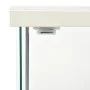 Aparador de almacenamiento vidrio templado negro von , Schließfächer und Lagerschränke - Ref: Foro24-322797, Preis: 109,24 €,...