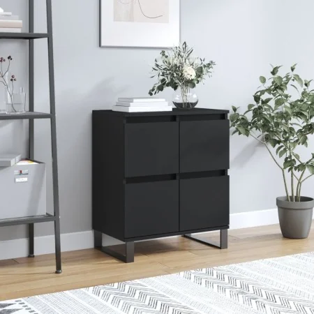 Aparador de madera contrachapada negro 60x35x70 cm von , Sideboards - Ref: Foro24-831221, Preis: 80,97 €, Rabatt: -5%%