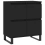 Aparador de madera contrachapada negro 60x35x70 cm von , Sideboards - Ref: Foro24-831221, Preis: 80,97 €, Rabatt: -5%%