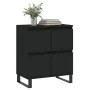 Aparador de madera contrachapada negro 60x35x70 cm von , Sideboards - Ref: Foro24-831221, Preis: 80,97 €, Rabatt: -5%%