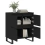 Aparador de madera contrachapada negro 60x35x70 cm von , Sideboards - Ref: Foro24-831221, Preis: 80,97 €, Rabatt: -5%%