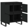 Aparador de madera contrachapada negro 60x35x70 cm von , Sideboards - Ref: Foro24-831221, Preis: 80,97 €, Rabatt: -5%%