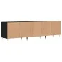 Mueble de TV madera contrachapada negro 150x30x44,5 cm von , TV-Möbel - Ref: Foro24-831261, Preis: 106,48 €, Rabatt: -5%%