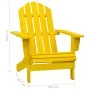 Silla de jardín Adirondack madera maciza de abeto amarilla von , Gartenstühle - Ref: Foro24-315874, Preis: 89,59 €, Rabatt: -5%%