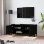 Mueble TV con puertas madera contrachapada negro 102x35x45 cm | Foro24.es | Tu tienda online para hogar, jardín y más Foro24.es