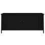 Mueble TV con puertas madera contrachapada negro 102x35x45 cm | Foro24.es | Tu tienda online para hogar, jardín y más Foro24.es