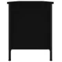 Mueble TV con puertas madera contrachapada negro 102x35x45 cm | Foro24.es | Tu tienda online para hogar, jardín y más Foro24.es