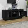 Mueble de TV madera contrachapada negro 102x35x45 cm de , Muebles TV - Ref: Foro24-811791, Precio: 71,60 €, Descuento: -5%%